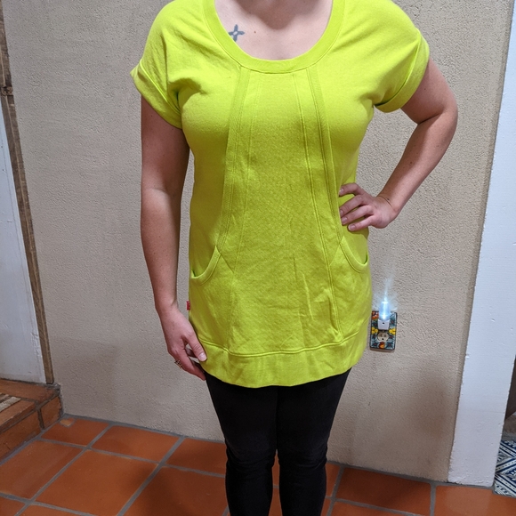 Ryka NWOT lime green comfy tunic - Picture 2 of 5